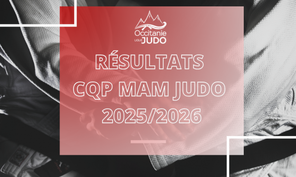 Félicitations aux nouveaux diplômés du CQP MAM Judo !